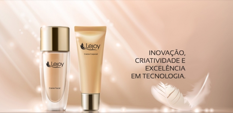 Site da Lejoy destaca a qualidade dos produtos