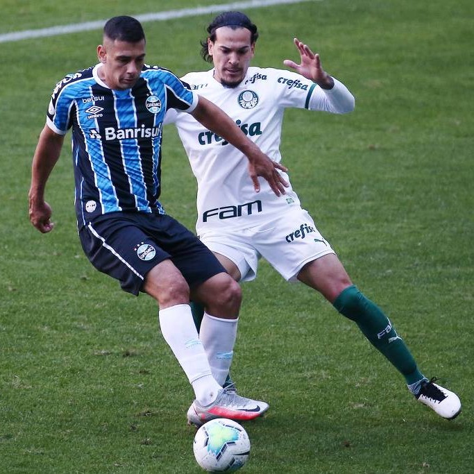 Grêmio e Palmeiras empataram em 1 a 1 pelo Campeonato Brasileiro