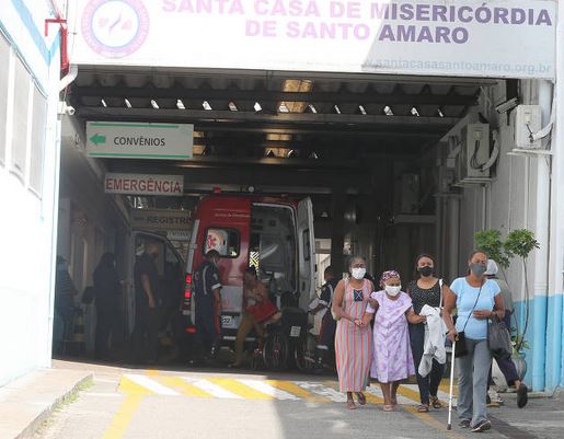 Santa Casa de Santo Amaro, em SP, está com lotação de casos de Covid 