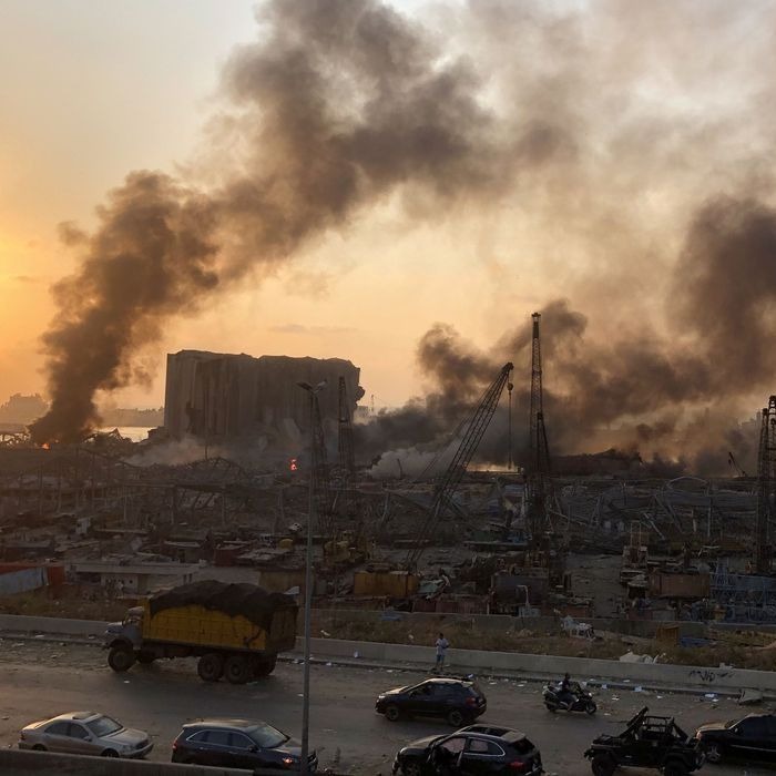 Capital do Líbano ficou devastada pela megaexplosão 