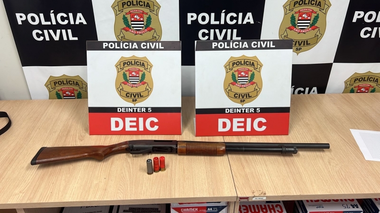 Possível arma do crime cometido contra São-paulino, no ultimo domingo (24)