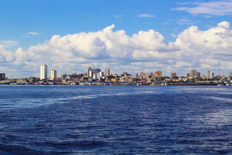 Manaus banhada pelo Rio Negro