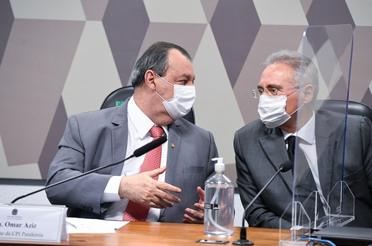 Presidente e relator da CPI da pandemia