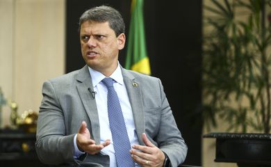 O pré-candidato ao Governo de São Paulo Tarcísio de Freitas (Republicanos)