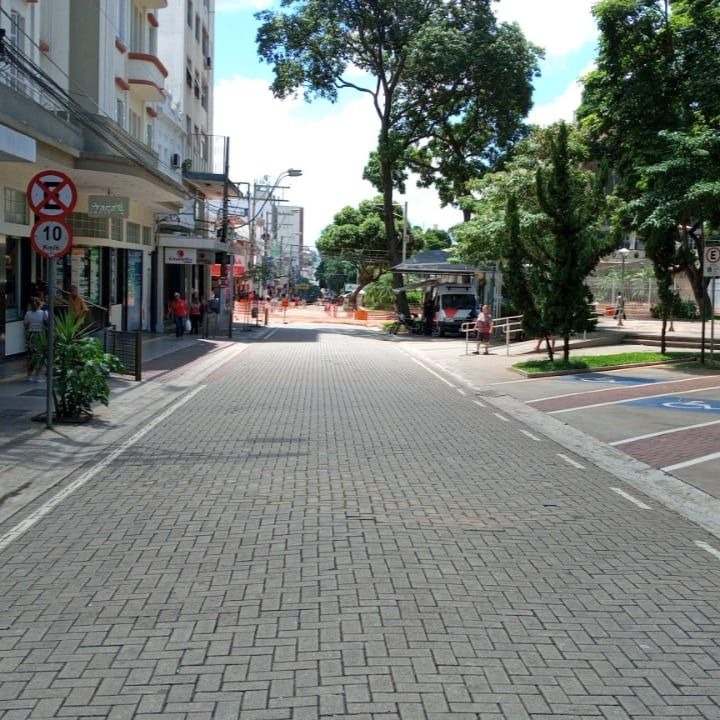 Calçadão de Rio Preto, principal ponto de comércio de rua da cidade